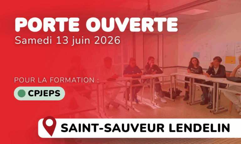 Porte ouverte CPJEPS, Saint-Sauveur-Lendelin, juin 2026.